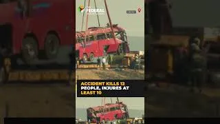 Thumbnail: Polish bus overturns in Hungary, killing 12 and injuring 10 | #shorts