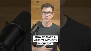 Thumbnail: Make a Website with Wix in ChatGPT