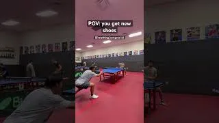 Thumbnail: New Racket, New Shoes, and suddenly you start winning #tabletennis #pingpong