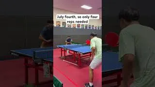 Thumbnail: Happy 4th of July! But the grind won’t stop:)#tabletennis #july4th #thegrind