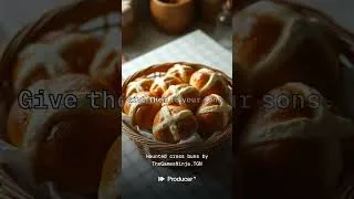 Thumbnail: Haunted Cross Buns. What happens when AI generation goes weird.