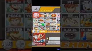 Thumbnail: Surviving All-Star on Intense difficulty with Mario in Super Smash Bros. Brawl!
