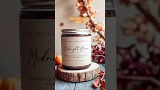 Thumbnail: Your man can’t compete… sorry. 🖤 #rusticdecor #vintagehalloween #soycandles #fallcandles