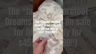 Thumbnail: The best blanket you will ever own! Barefoot dreams throw on sale today for one day only!!