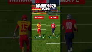 Thumbnail: Drake Maye vs. Patrick Mahomes - Madden 26 Race PS5