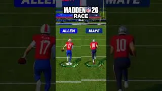 Thumbnail: Josh Allen vs. Drake Maye Madden 26 Race PS5