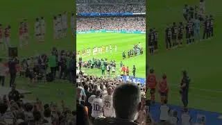 Thumbnail: The Bernabeu Honors Cucurella and Oyarzabal. #realmadrid #laliga #worldcup #cucurella #mourinho