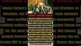 Thumbnail: 14 Most SHOCKING Moments On Johnny Carson Producers Tried To Hide
