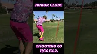 Thumbnail: I Shot 68 With Junior Golf Clubs 🤯 #golf #golfswing #golflife