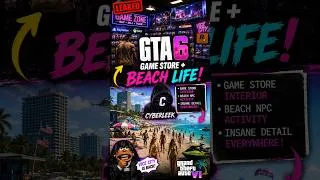Thumbnail: CYBERLEEK NOT STOPPIN ANOTHER GTA6 LEAK… THE BEACH & STORES  #gta6news #gta6 #rockstargames #viral