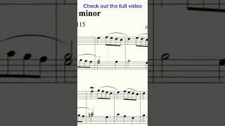 Thumbnail: Bach, Minuet in G minor 💔  #piano #bach