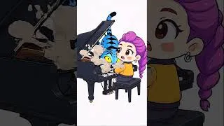 Thumbnail: Rumi Plays Golden on piano! #kpopdemonhunters  #rumi  #golden  #animation  #huntrix  #shorts