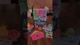 Thumbnail: Headliner in 60 Seconds #boardgames #gamenight #crowdfunding