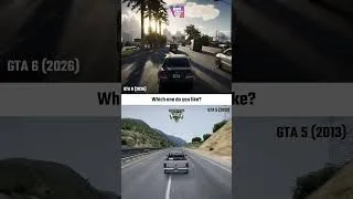 Thumbnail: GTA 6 vs GTA 5: Which driving is better? #gta6 #gta5 #gaming