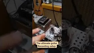 Thumbnail: recording with this beautiful setup to achieve some real Juicy valve tones #thecompadres #rycooder