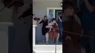 Thumbnail: 8 siblings play Eine kleine Nachtmusik 🙌🏼 #mozart
