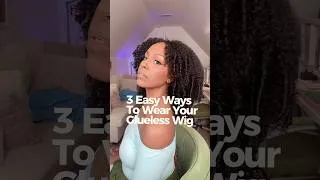 Thumbnail: 3 Easy Ways To Wear Your Glueless Wig ft BeautyForever #gluelesswig #lacewig #wiginstall