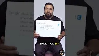 Thumbnail: Where Did Ice Cube Get His Name From?🤔🧊 | #hiphopmusic #interview #icecube #rapper #viral #hiphop
