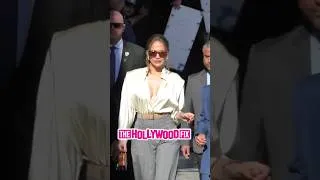 Thumbnail: Jennifer Lopez Looks Incredible While Arriving To Promote 'Office Romance' At Jimmy Kimmel Live!