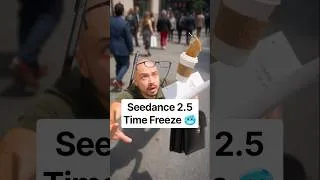 Thumbnail: Seedance 2.5 Time Freeze #aivideo #seedance25 #timefreeze