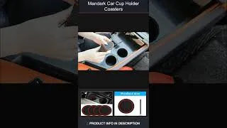 Thumbnail: Mandark Car Cup Holder Coasters