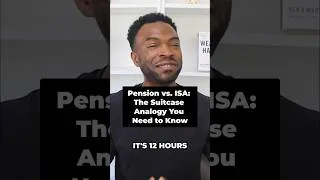 Thumbnail: Pension vs ISA: Travel Analogy for Your Money #shorts