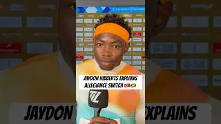 Thumbnail: Jaydon Hibbert explains reasons for switching allegiance from Jamaica to Turkey #shorts #athletics