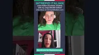 Thumbnail: JOIN INTREPID ITALIAN 🚀🇮🇹 Registrations NOW OPEN 🔗IntrepidItalian.com (Michele's Testimonial)