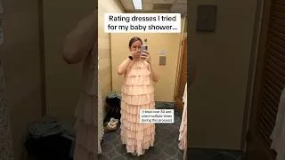 Thumbnail: Rating Baby Shower Dresses I Tried (And the breakdowns it caused 🫠)