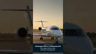 Thumbnail: Challenger 604 vs. Gulfstream GIV #shorts
