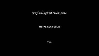 Thumbnail: Meryl Ending Post-Credits Scene (Solidus Snake Mentioned) of #MetalGearSolid 1! #thejonnymar #shorts