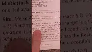 Thumbnail: Giant Crocodile | D&D 5e Combat Analysis