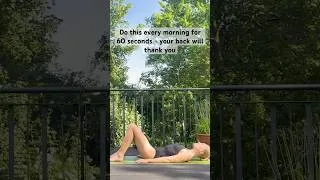 Thumbnail: Save this for tomorrow morning 🌿 #morningyoga #backpain #yogaforback #morningroutine
