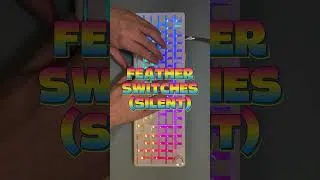 Thumbnail: SILENT AULA F99 Pro with Leobog Feather Switches | Sound Test #shorts