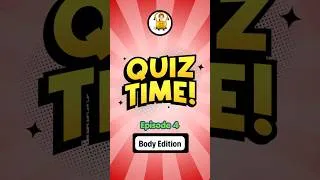 Thumbnail: Kids Quiz Time | Ep. 4 | Human body Edition #shorts