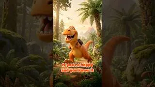 Thumbnail: Can you do all three?! 🤔🦖 #shorts  #cartoon #animation