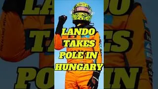 Thumbnail: 🚨IT'S #LANDONORRIS WITH POLE! AHEAD OF #LEWISHAMILTON🚨 #F1 #HungarianGP #KimiAntonelli