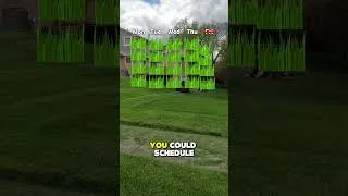 Thumbnail: The secret to a 4-day lawn care schedule #lawncare #timeblocking #shorts