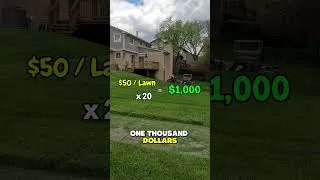 Thumbnail: Why I charge a $35 minimum #lawncarebusiness #pricing