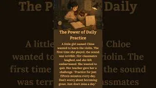 Thumbnail: The Power of Daily Practice | English Listening Practice | Motivational Short Story #learnenglish