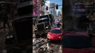 Thumbnail: When the police chase goes wrong 💥 #gta6 #chase #shorts