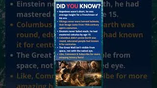 Thumbnail: 5 History Myths You Still Believe 😳 #shorts