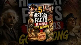 Thumbnail: 5 History Facts Your Teacher Got Wrong 🤯 #shorts
