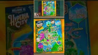 Thumbnail: Map of Hyperia City Disney Lorcana TCG #disneylorcana #lorcana