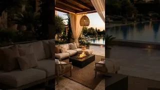 Thumbnail: Luxurious Outdoor Living Space That Feels Like a 5 Star Resort #shorts #home #viral #design