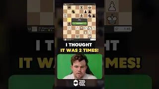 Thumbnail: Magnus ACCIDENTALLY ACCEPTS a DRAW by Repetition in a CHESS GAME