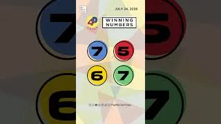 Thumbnail: PCSO Lotto Results: P153M Ultra Lotto 6/58, Mega Lotto 6/45, 4D, 3D, 2D | Jul. 24, 2026