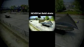 Thumbnail: NEVER let Baldi skate #shorts #skate3 #baldi #baldisbasics #meme