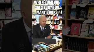 Thumbnail: When Somone Says I Buy Too Many Books #shorts #booktube #books #booktok #bookstagram #bookhaul