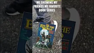 Thumbnail: Me Showing My Friends My Favorite Book Series #shorts #booktube #wheeloftime #redrising